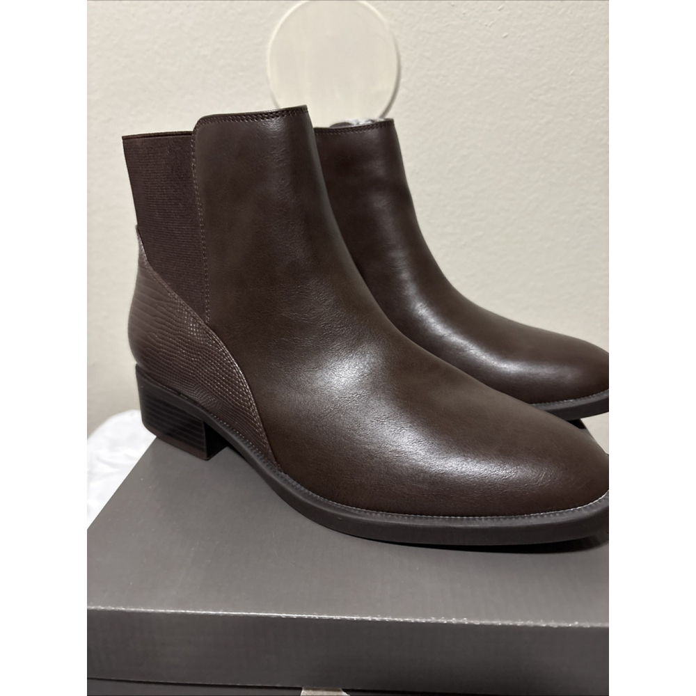 Style & Co Women's Edwinaa Booties, Choco Sm, Size 6M
